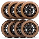 HeyZomm Inline Skate Wheels 64-80mm 8 Pack Polyurethane 85A-0