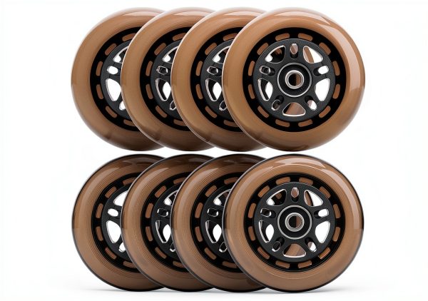 HeyZomm Inline Skate Wheels 64-80mm 8 Pack Polyurethane 85A-0
