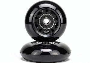 64mm Inline Skate Wheel AOWESM 24mm Black 82A Hardness ABEC-9-0