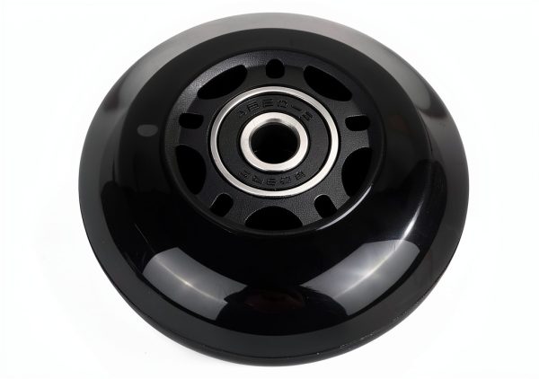 64mm Inline Skate Wheel AOWESM 24mm Black 82A Hardness ABEC-9-7
