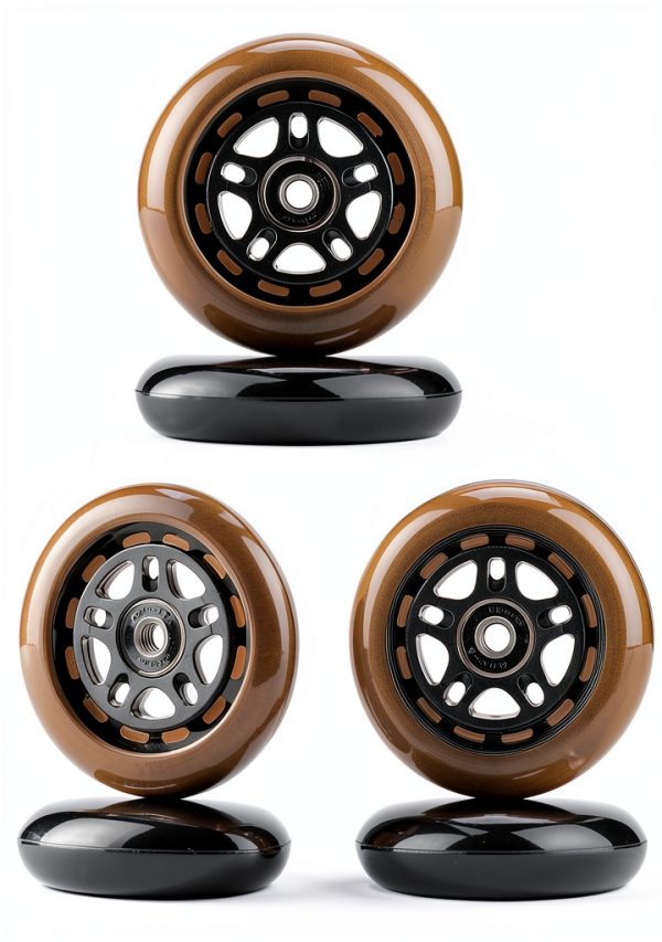 HeyZomm Inline Skate Wheels 64-80mm 8 Pack Polyurethane 85A-1