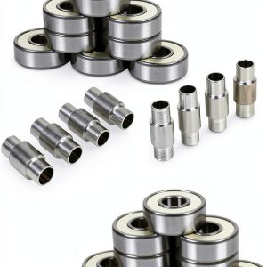 Bullseye Bearings ABEC 9 Inline Skating Bearings White 16 Pack-0