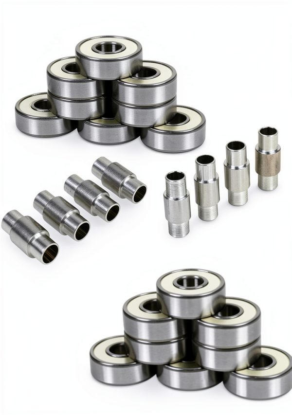 Bullseye Bearings ABEC 9 Inline Skating Bearings White 16 Pack-0