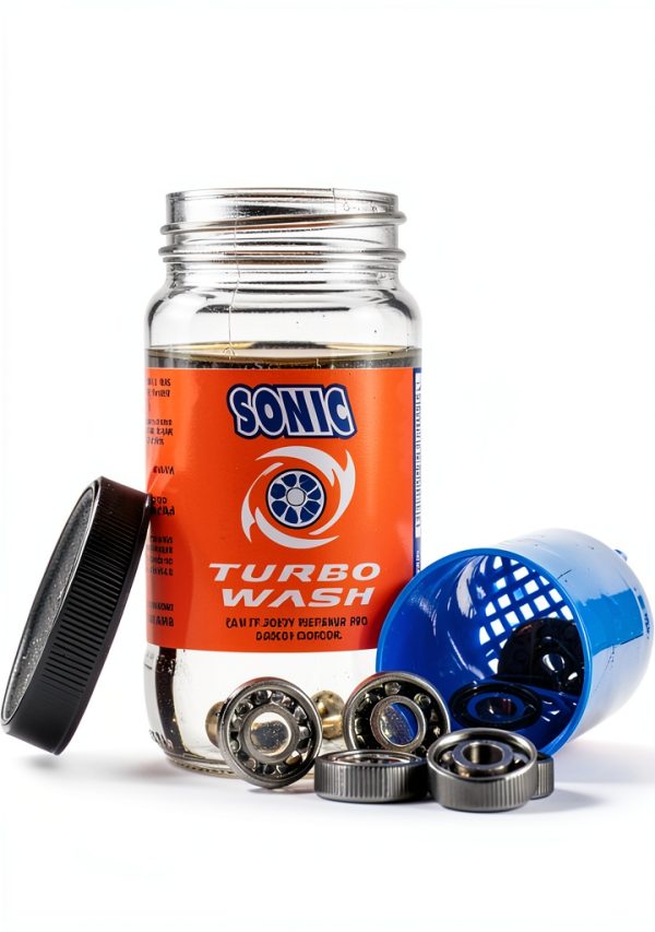 Sonic Turbo Wash Skate Bearing Cleaning Kit 8oz Citrus Cleaner USA-2