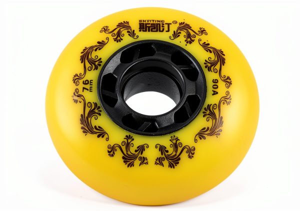 Inline Skate Wheels 4-Pack SGARQI 90A Aluminum 72mm-80mm-3