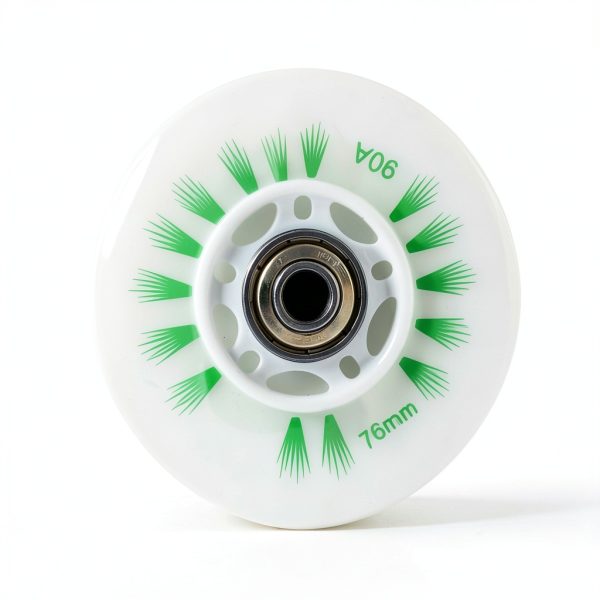 Light up Inline Skate Wheels FYANER 76mm/80mm ABEC9 Bearings-3