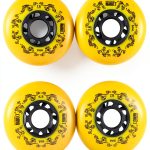 Inline Skate Wheels 4-Pack SGARQI 90A Aluminum 72mm-80mm-0