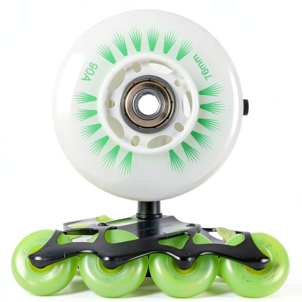 Light up Inline Skate Wheels FYANER 76mm/80mm ABEC9 Bearings-1