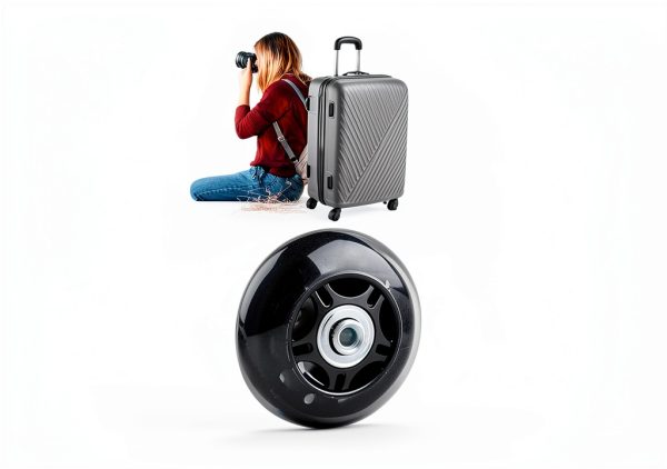Gekufa Luggage Suitcase Replacement Wheels 76mm x 24mm ABEC 608zz-6