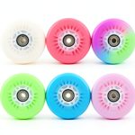 Light up Inline Skate Wheels FYANER 76mm/80mm ABEC9 Bearings-0