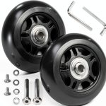 Gekufa Luggage Suitcase Replacement Wheels 76mm x 24mm ABEC 608zz-0