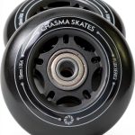 Flux 2 76mm RipStik Wheels 85A for Ripsurf Caster Board, RipStik Wave Board, or Crazy Cart Wheels Replacement, 2 Pack with Bearings-0