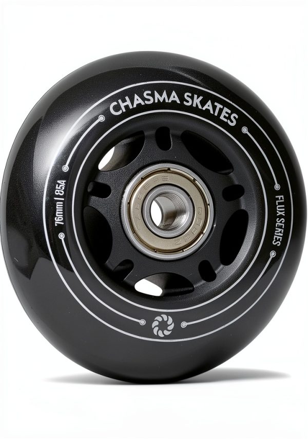 Flux 2 76mm RipStik Wheels 85A for Ripsurf Caster Board, RipStik Wave Board, or Crazy Cart Wheels Replacement, 2 Pack with Bearings-4