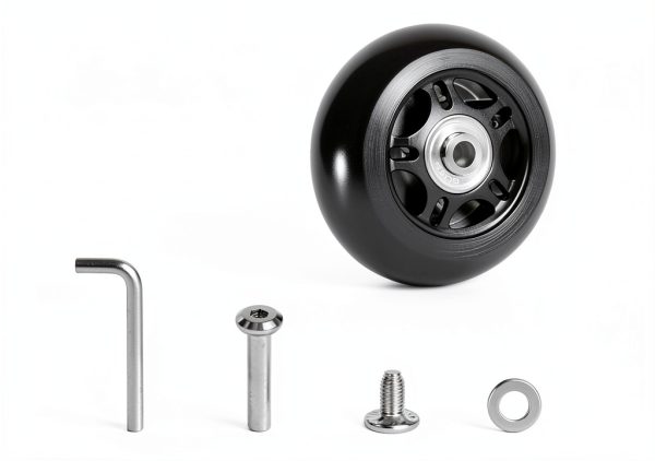 Gekufa Luggage Suitcase Replacement Wheels 76mm x 24mm ABEC 608zz-5