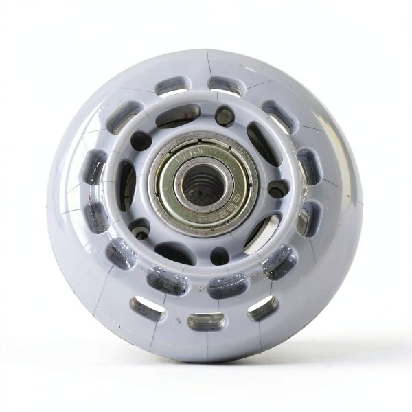 Inline Skate Wheels 64mm Clear ABEC7 Bearings QYIMLI Gray 8 Pack-3