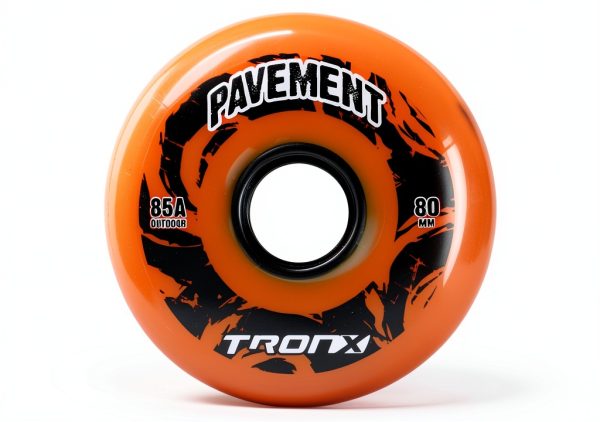 TronX Pavement Hilo 4-76MM/4-80MM 85A Inline Wheels Orange-2